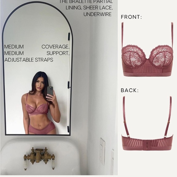 Pink Bra Set - Picture 2 of 4